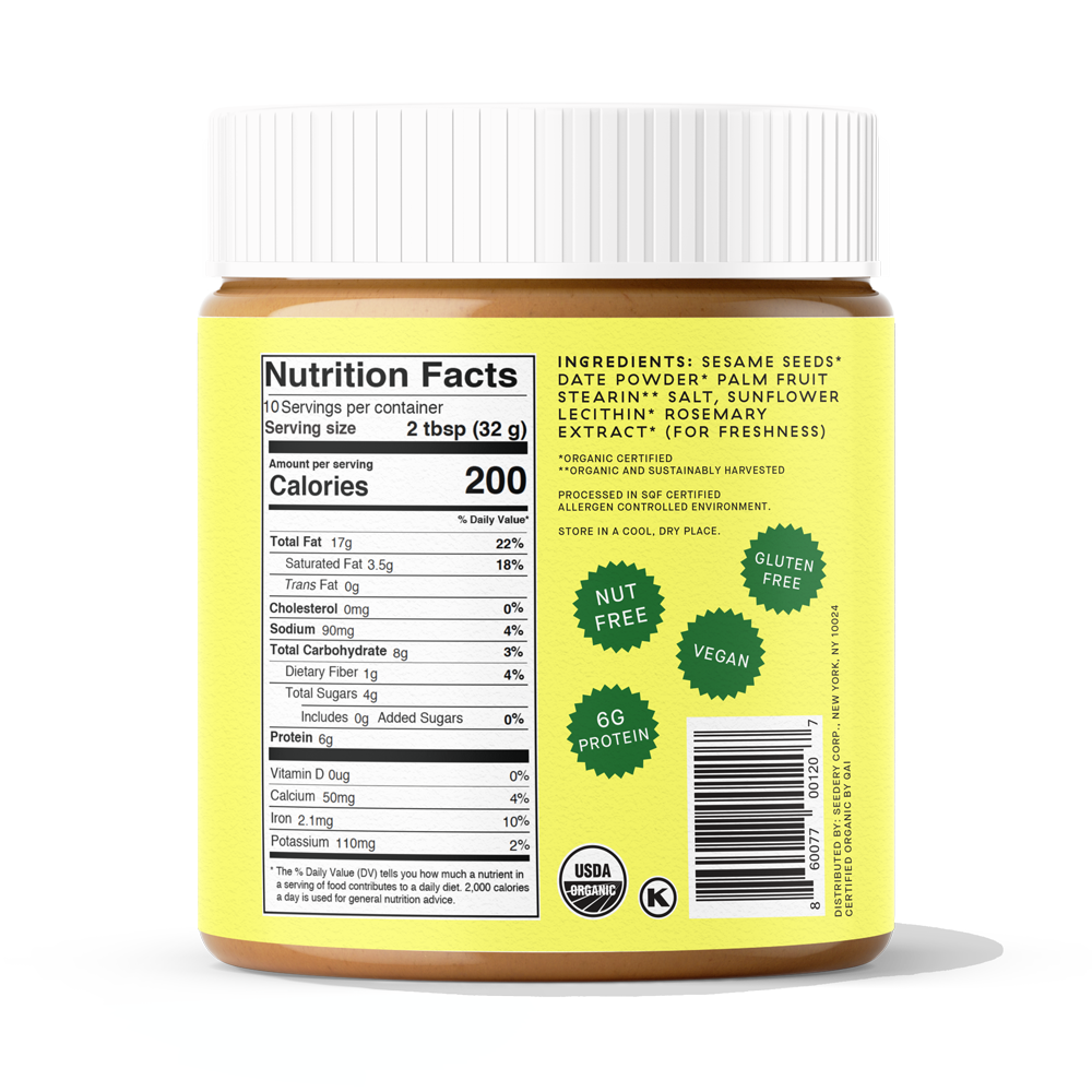 CREAMY SESAME BUTTER (2PACK) Seedible